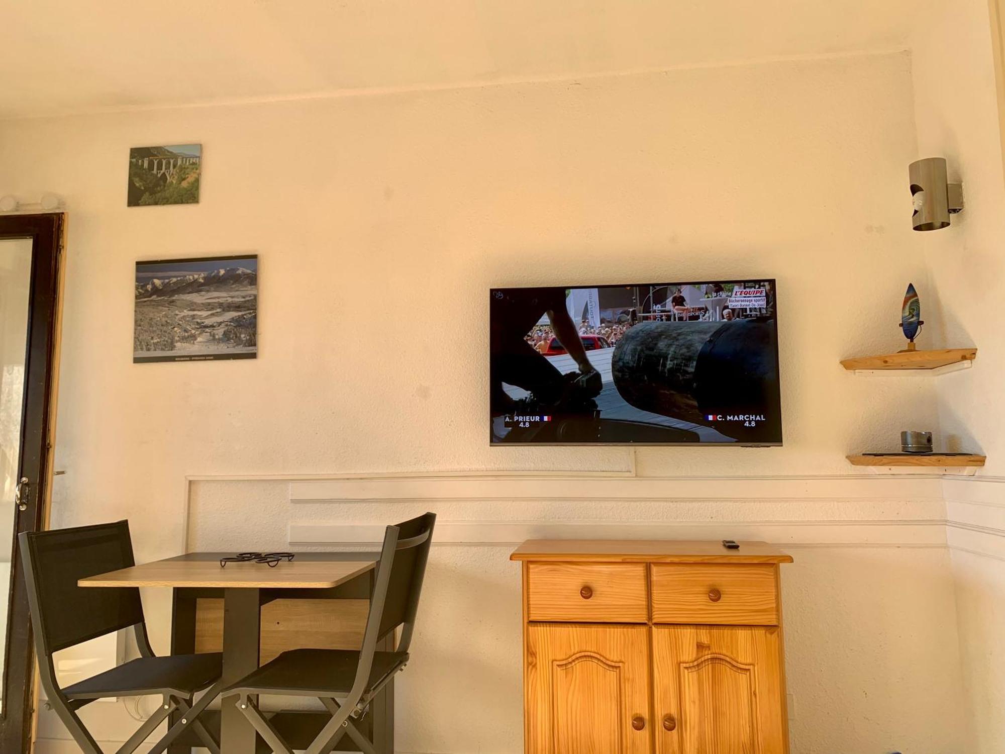 Studio Cabine Chaleureux 4 Personnes Pied Des Pistes Pyrenees 2000 Bolquere Bagian luar foto